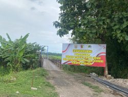 Bangkitkan Semangat Gotong Royong, Kodim 0810 Nganjuk Bangun Jembatan Gantung Perintis Garuda di Bagor Wetan Sukomoro