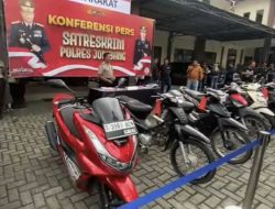 34 Motor Curian dengan 17 Pelaku di Jombang Diamankan Polisi