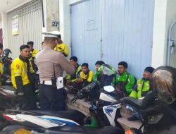 Satlantas Polres Kediri Kota Gandeng Ojek Online dan Pangkalan Tertibkan Jalan Stasiun