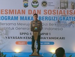 Polres Kediri Kota Resmikan Satuan Pelayanan Pemenuhan Gizi untuk Dukung Program MBG