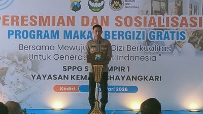 Polres Kediri Kota Resmikan Satuan Pelayanan Pemenuhan Gizi untuk Dukung Program MBG