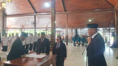 Soeroto Resmi Dilantik sebagai Pj Sekda Tulungagung, Masa Jabatan Tiga Bulan