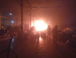 Pabrik Kacang Atom Panda di Kedungwaru Tulungagung Terbakar, Kerugian Ditaksir Rp25 Juta