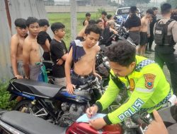 Razia Balap Liar di Jombang, 18 Motor Disita, Polisi Pastikan Tindakan Terus Berlanjut