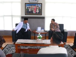 Padukan Langkah, Polres Nganjuk dan GASMI Pagar Nusa Jaga Kamtibmas Amankan Kegiatan Silat