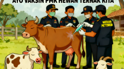 Jangan Sampai Ternak Anda Terserang, Dispertan Nganjuk Siapkan 7500 Dosis Vaksin PMK