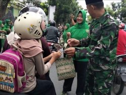 Koramil 02 Pesantren Tebar 350 Takjil dan Semarakkan Syiar Al-Qur’an di 15 Kelurahan Kota Kediri