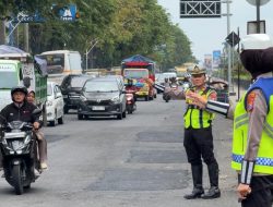 Cegah Bus Ngeblong, Satlantas Polres Kediri Kota Perketat Pengawasan di Dua Simpang Strategis