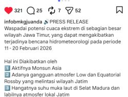 BPBD Kabupaten Kediri Imbau Warga Waspada Cuaca Ekstrem di Awal Puasa