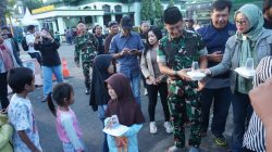 Dandim 0810/Nganjuk Bersama Mitra Media Berbagi Takjil dan Buka Puasa Bersama