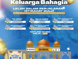 Anda Mudik Lewat Nganjuk, Istirahat Disini Saja, Ada WiFi, Cafe Sampai Pijat Gratis Disediakan Polisi