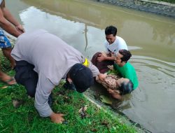 Jenazah Lansia Ditemukan Mengambang di Sungai Bagbogo Tanjunganom Nganjuk