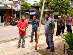 Kang Marhaen Sidak Titik Genangan Air di Baron Saat Turun Hujan