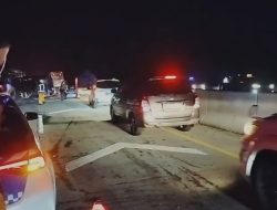 Laka di Tol Solo – Ngawi, Diduga Sopir Ngantuk, Seorang Tewas, Tiga Orang Luka Berat