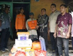 Diguyur Hujan, Dapur Rumah Warga Sumber Windu Roboh, BPBD Nganjuk Turun Salurkan Bantuan