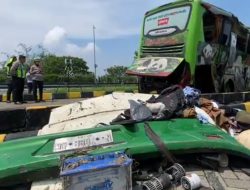 Gunakan Teknologi TAA, Polisi Selidiki Penyebab Bus Restu Terguling di Tol Jombang
